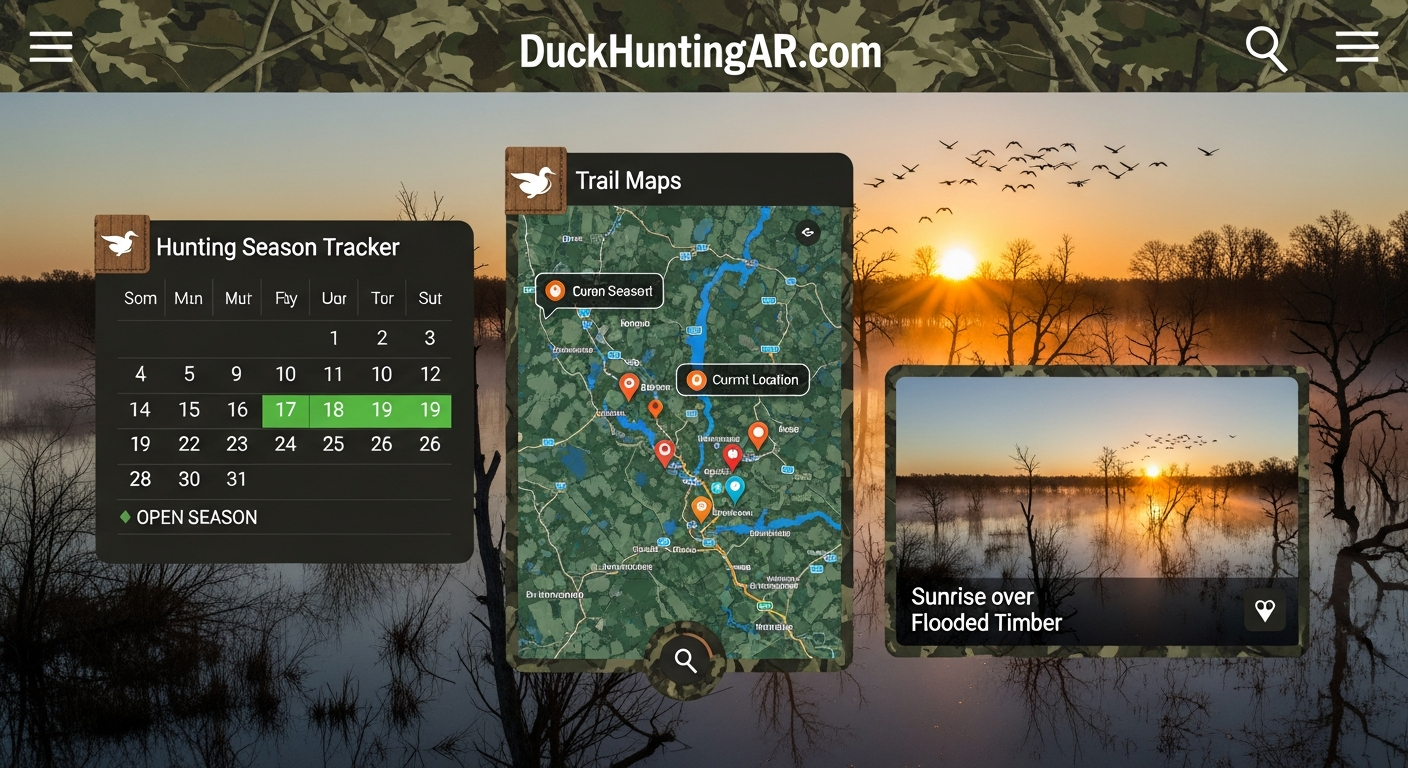 DuckHuntingAR - Arkansas Duck Hunting Platform
